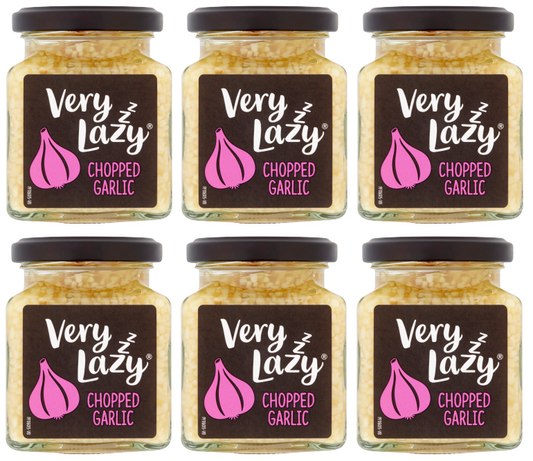 6 x Very Lazy Garlic Chopped 200G