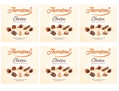 6 x Thorntons Classic Collection 262Gm