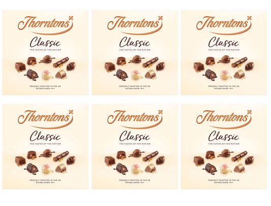 6 x Thorntons Classic Collection 262Gm