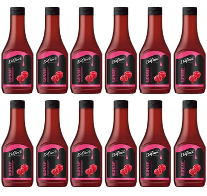 12 x Da Vinci Gourmet Raspberry Flavoured Drizzle Sauce 500G