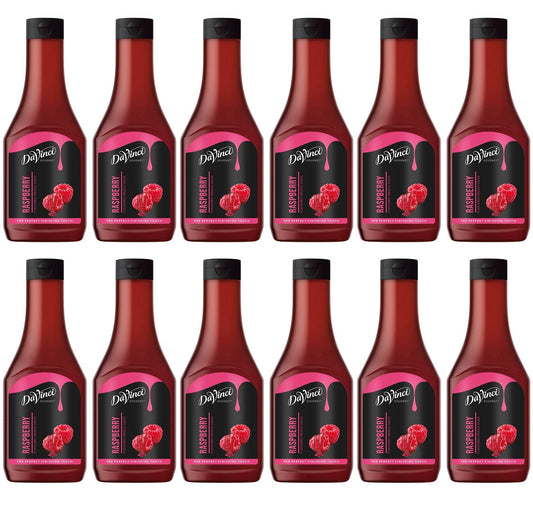 12 x Da Vinci Gourmet Raspberry Flavoured Drizzle Sauce 500G