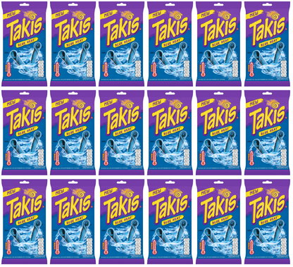 18 x Takis Blue Heat Snack - 100GM