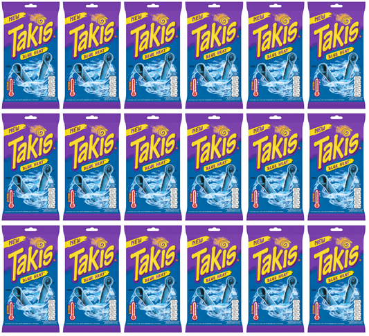 18 x Takis Blue Heat Snack - 100GM
