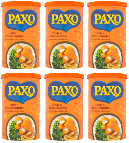 6 x Paxo Golden Breadcrumbs 227Gm