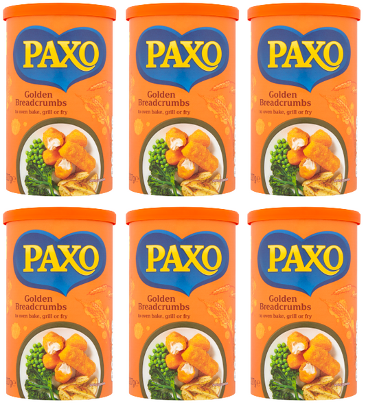 6 x Paxo Golden Breadcrumbs 227Gm