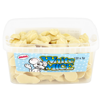 120 x Alma White Mice