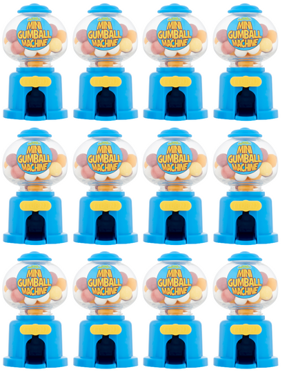 12 x Candy Factory Mini Gumball Machine 35G