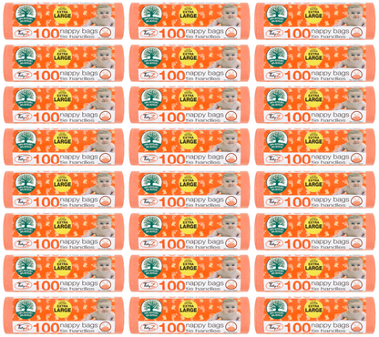 24 X Tidyz Nappy Bags 100 Pack