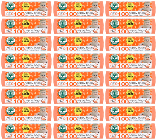 24 X Tidyz Nappy Bags 100 Pack