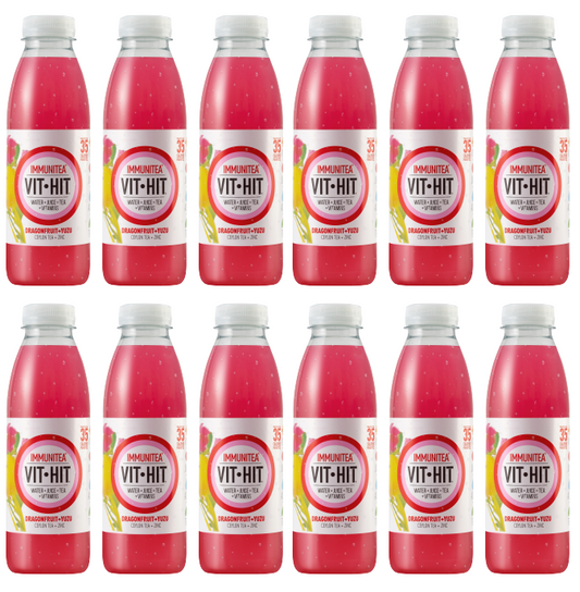 12 x Vit Hit Dragon Fruit Immunitea 500Ml