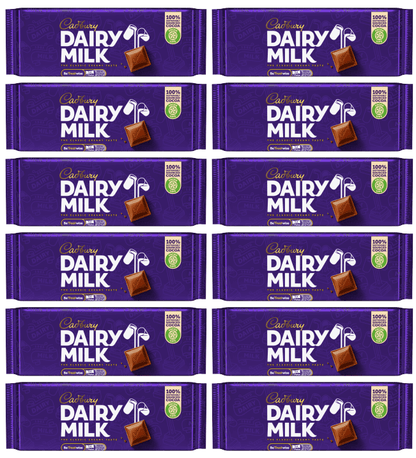 12 x Irish Cadbury Dairy Milk - 53Gm