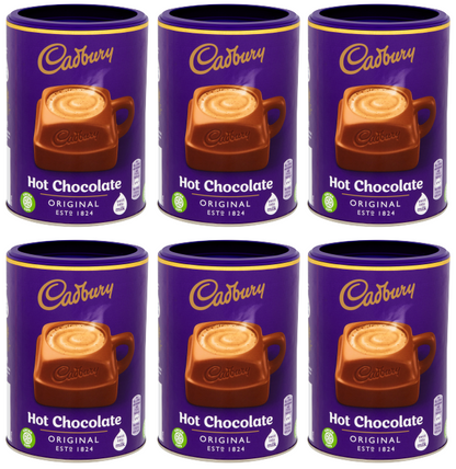 6 x Cadbury Drinking Chocolate (Hot) 500Gm