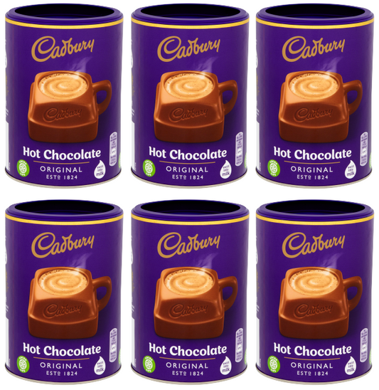 6 x Cadbury Drinking Chocolate (Hot) 500Gm