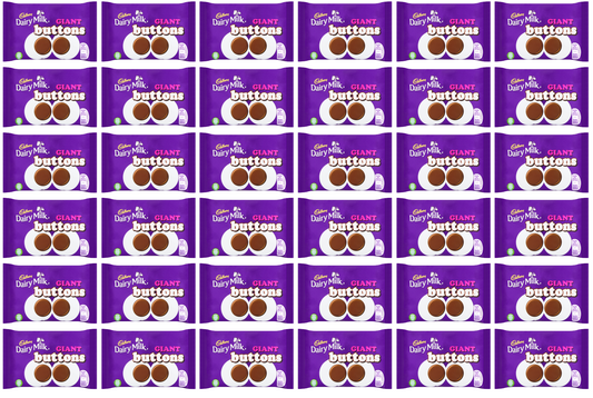 36 x Cadbury Giant Buttons Bitesize 40Gm