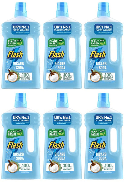6 x Flash Liquid Bicarb Of Soda - 1 LITRE