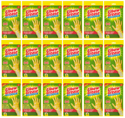 18 x Elbow Grease Rubber Gloves Large