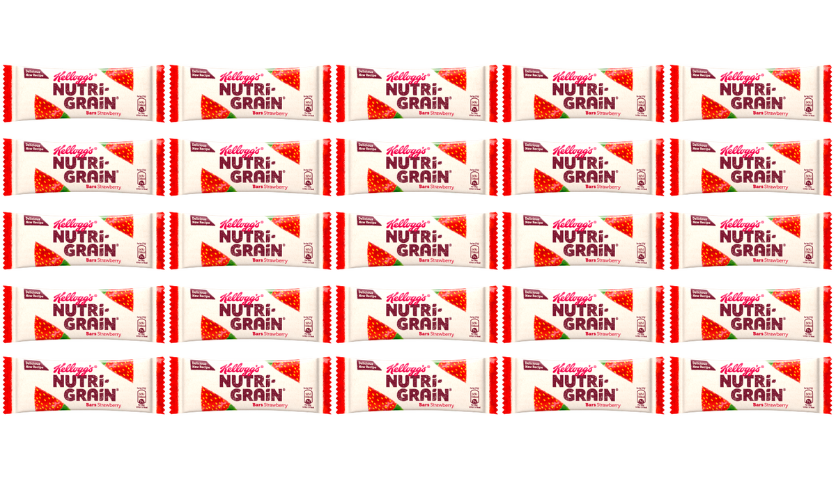 25 x Nutri Grain Strawberry Bar 37Gm
