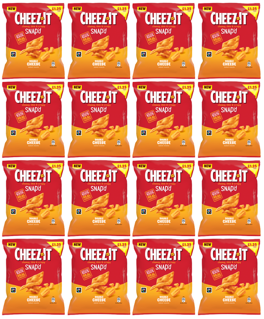 16 x Cheez-it Snap'd Double Cheese - 65GM