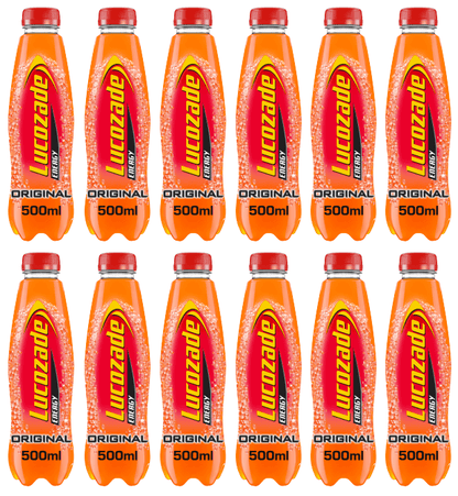 12 x Lucozade Energy Original 500Ml