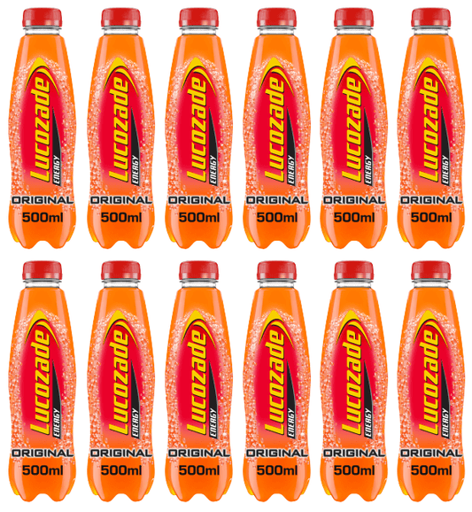 12 x Lucozade Energy Original 500Ml