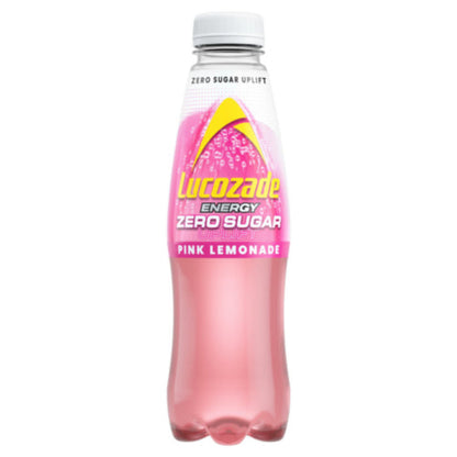 12 x Lucozade Zero Pink Lemonade - 500ML