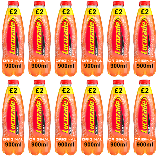 12 x Lucozade Energy Original - 900Ml