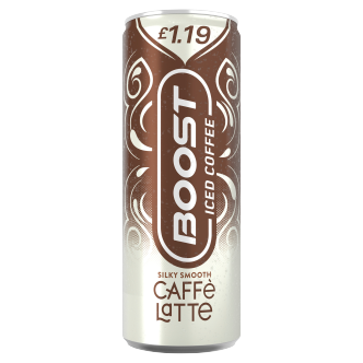 12 x Boost Iced Coffee Caffe Latte  - 250Ml