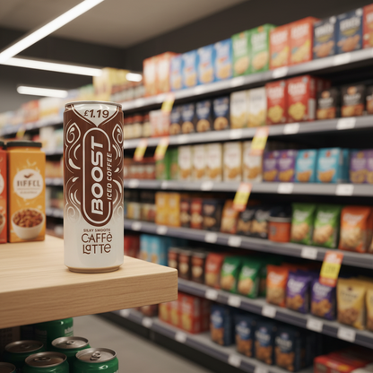 12 x Boost Iced Coffee Caffe Latte  - 250Ml