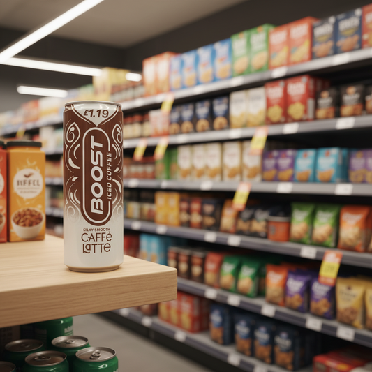 12 x Boost Iced Coffee Caffe Latte  - 250Ml