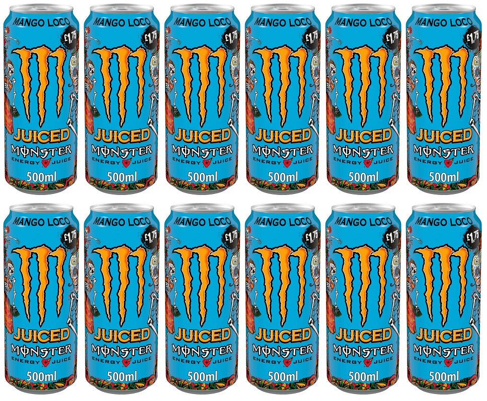 12 x Monster Energy Mango Loco - 500ML