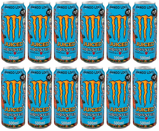 12 x Monster Energy Mango Loco - 500ML