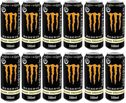12 x Monster Energy Reserve Orange Dreamsicle - 500ML