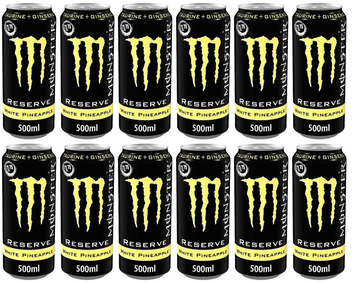 12 x Monster Energy Reserve White Pineapple - 500ML