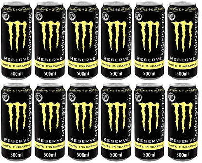 12 x Monster Energy Reserve White Pineapple - 500ML