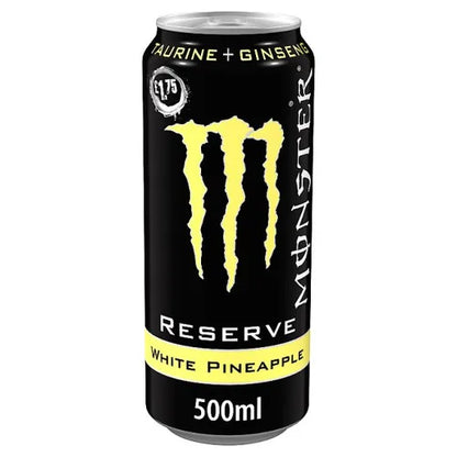 12 x Monster Energy Reserve White Pineapple - 500ML