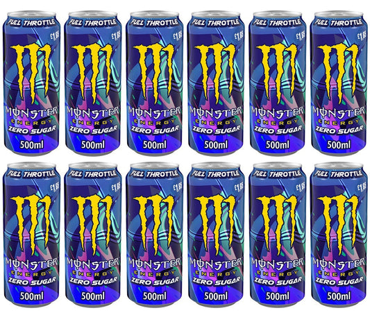 12 x Monster Energy Full Throttle - 500ML