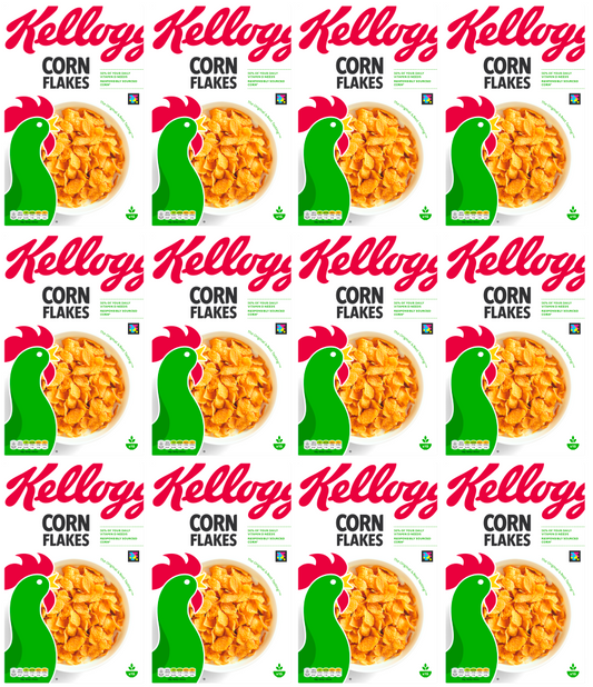 12 x Kelloggs Cornflakes  - 450G