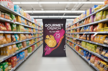 6 x Gourmet Crunch Thai Sweet Chilli 5pk - 5X18GM