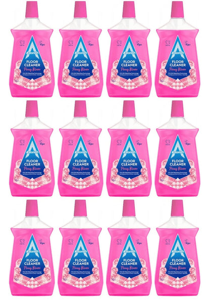 12 x Astonish Floor Cleaner Peony Bloom - 1 LITRE