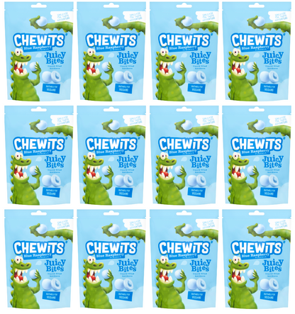 12 x Chewits Blue Raspberry Juicy Bites  - 115GM