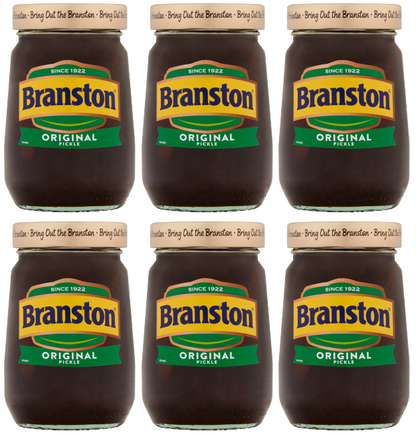 6 x Branston Pickle Original 360Gm