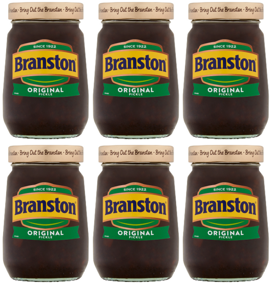 6 x Branston Pickle Original 360Gm