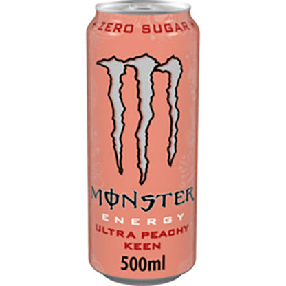 12 x Monster Energy Ultra Peachy Keen - 500ML