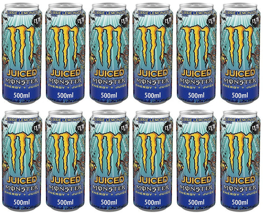 12 x Monster Energy Aussie Lemonade - 500ML