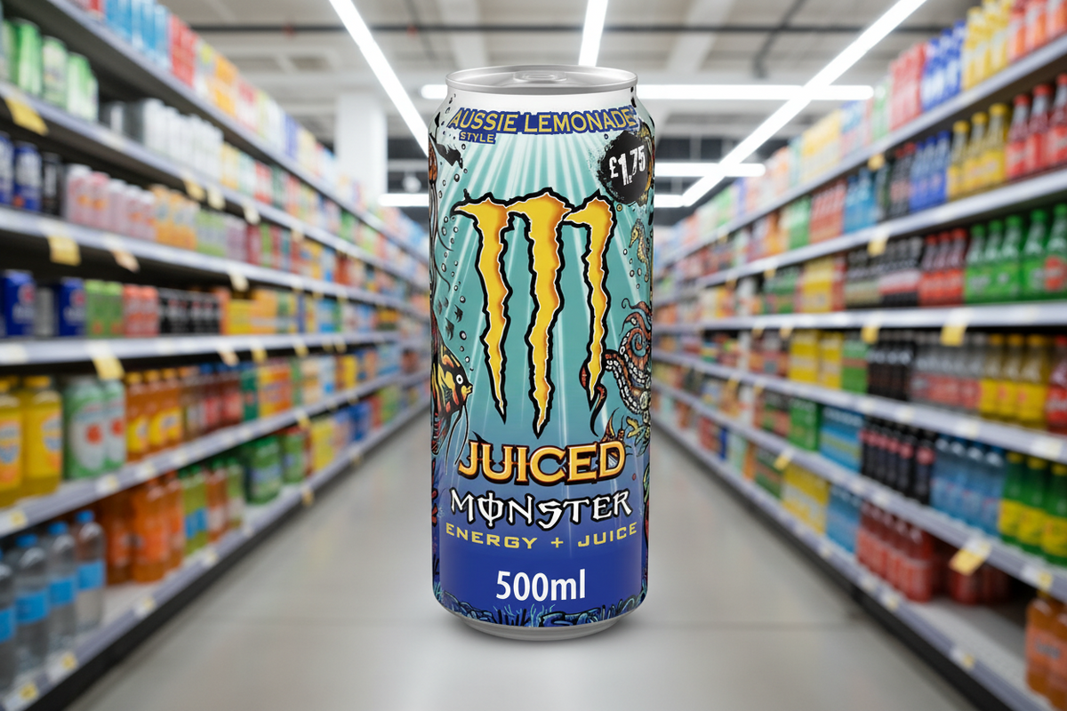 12 x Monster Energy Aussie Lemonade - 500ML