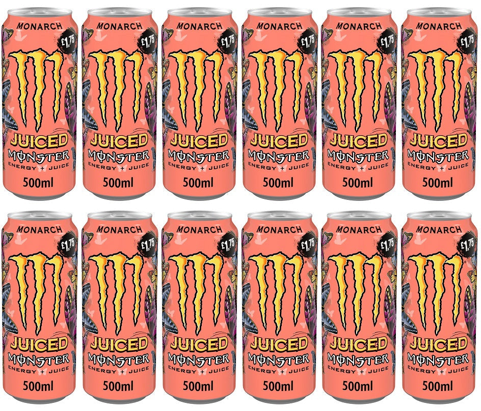 12 x Monster Energy Monarch - 500ML