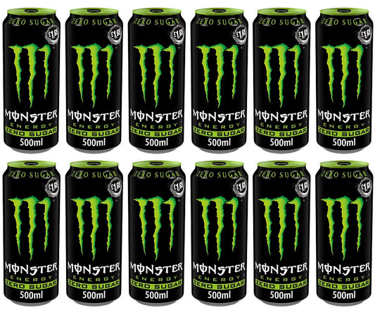 12 x Monster Energy Original Zero - 500ML