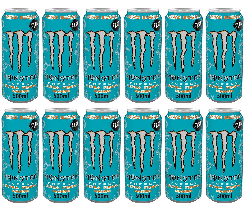 12 x Monster Energy Ultra Fiesta Mango - 500ML