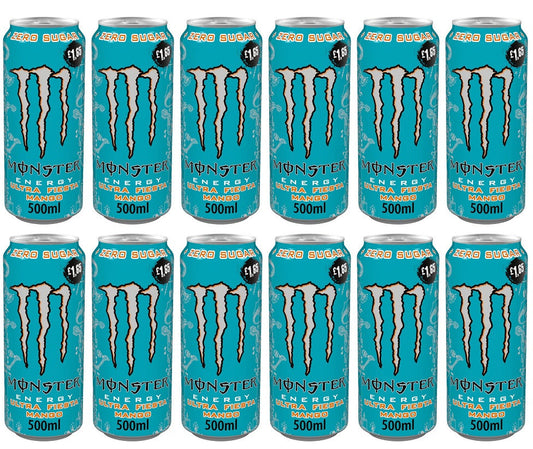 12 x Monster Energy Ultra Fiesta Mango - 500ML