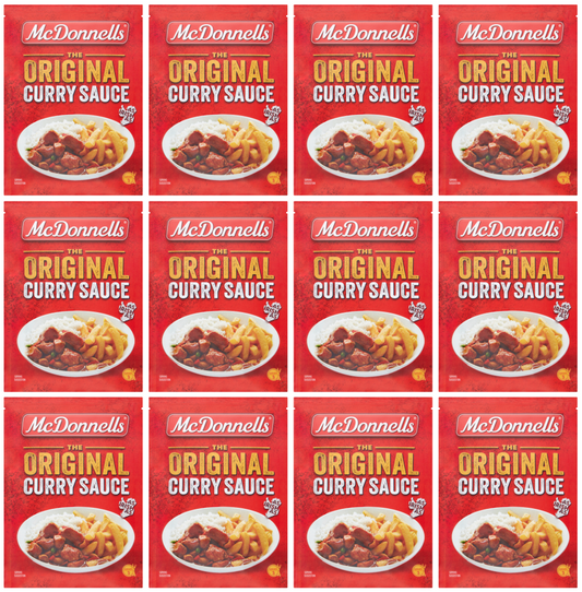 12 x Mcdonnells Curry Sauce Sachets 82Gm